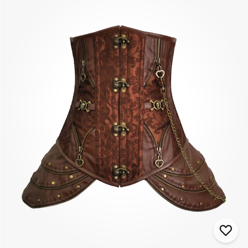 Hellebore Gothic Underbust Corset Steel Bone size medium. Great condition!